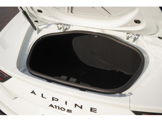 A110 S 右ハンドル ブラングラシエ 2シーター アルミニウム製軽量ボディ Sabelr軽量モノコックバケットシート Focalサウンド 18インチアロイホイール オレンジブレーキキャリパー レーダー探知機(40枚目)