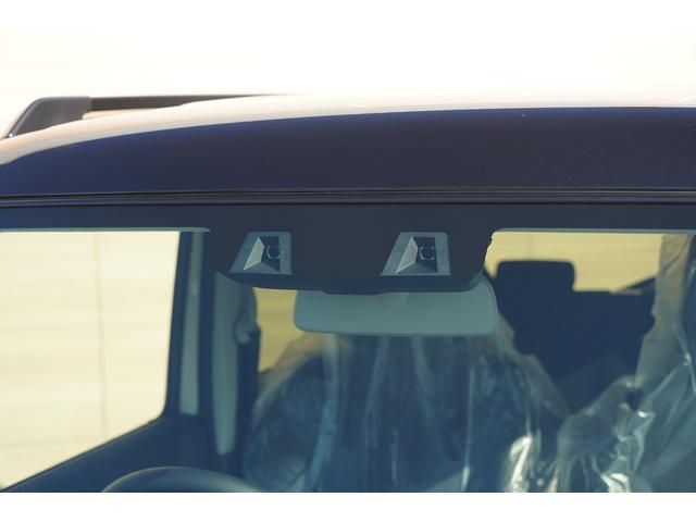 ハスラー タフワイルドターボ　届出済未使用車　ターボ　２トーンカラー　９インチメモリーナビＴＶ　ＤＶＤプレーヤー　全方位モニター　衝突軽減　誤発進抑制　パーキングセンサー　ＬＥＤヘッドライト　シートヒーター　ブラックルーフレール（3枚目）