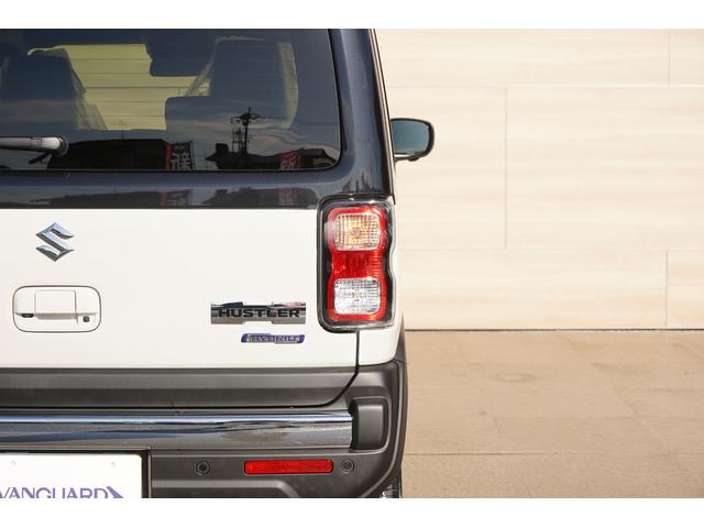 ハスラー タフワイルドターボ　届出済未使用車　ターボ　２トーンカラー　９インチメモリーナビＴＶ　ＤＶＤプレーヤー　全方位モニター　衝突軽減　誤発進抑制　パーキングセンサー　ＬＥＤヘッドライト　シートヒーター　ブラックルーフレール（37枚目）