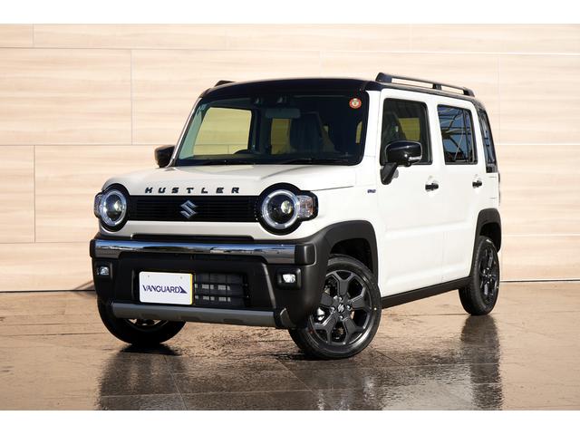 ハスラー タフワイルドターボ　届出済未使用車　ターボ　２トーンカラー　９インチメモリーナビＴＶ　ＤＶＤプレーヤー　全方位モニター　衝突軽減　誤発進抑制　パーキングセンサー　ＬＥＤヘッドライト　シートヒーター　ブラックルーフレール（69枚目）