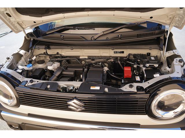 ハスラー タフワイルドターボ　届出済未使用車　ターボ　２トーンカラー　９インチメモリーナビＴＶ　ＤＶＤプレーヤー　全方位モニター　衝突軽減　誤発進抑制　パーキングセンサー　ＬＥＤヘッドライト　シートヒーター　ブラックルーフレール（72枚目）