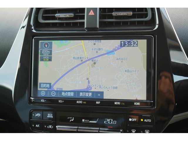 プリウス Ｓツーリングセレクション　モデリスタエアロ　純正９インチＳＤナビＴＶ　バックカメラ　電子インナーミラー　衝突軽減　クリアランスソナー　ＬＥＤヘッドライト　シートヒーター　前後ドラレコ　エンジンスターター　ＥＴＣ２．０（3枚目）