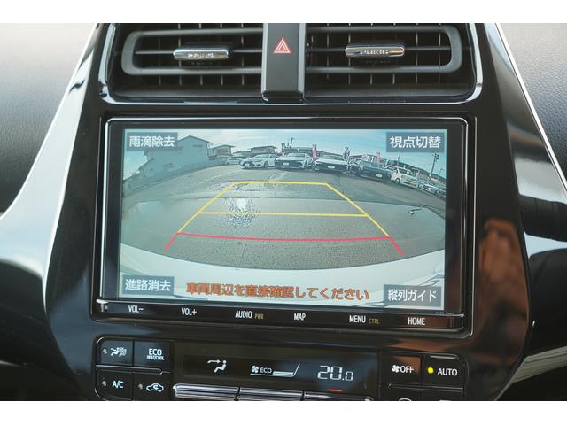 プリウス Ｓツーリングセレクション　モデリスタエアロ　純正９インチＳＤナビＴＶ　バックカメラ　電子インナーミラー　衝突軽減　クリアランスソナー　ＬＥＤヘッドライト　シートヒーター　前後ドラレコ　エンジンスターター　ＥＴＣ２．０（4枚目）