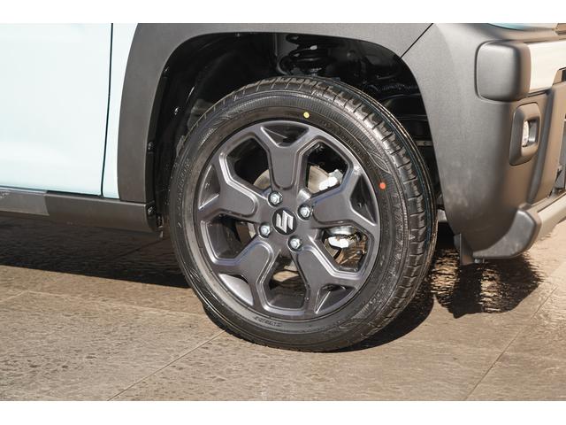 ハスラー タフワイルドターボ　届出済未使用車　ターボ　２トーンカラー　９インチメモリーナビＴＶ　ＤＶＤプレーヤー　全方位モニター　衝突軽減　誤発進抑制　パーキングセンサー　ＬＥＤヘッドライト　シートヒーター　ブラックルーフレール（14枚目）