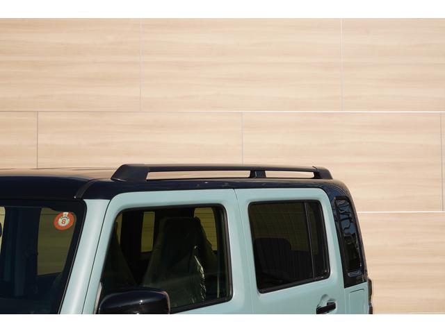 ハスラー タフワイルドターボ　届出済未使用車　ターボ　２トーンカラー　９インチメモリーナビＴＶ　ＤＶＤプレーヤー　全方位モニター　衝突軽減　誤発進抑制　パーキングセンサー　ＬＥＤヘッドライト　シートヒーター　ブラックルーフレール（16枚目）