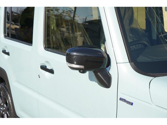 ハスラー タフワイルドターボ　届出済未使用車　ターボ　２トーンカラー　９インチメモリーナビＴＶ　ＤＶＤプレーヤー　全方位モニター　衝突軽減　誤発進抑制　パーキングセンサー　ＬＥＤヘッドライト　シートヒーター　ブラックルーフレール（35枚目）