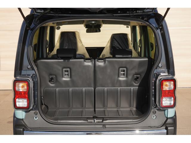 ハスラー タフワイルドターボ　届出済未使用車　ターボ　２トーンカラー　９インチメモリーナビＴＶ　ＤＶＤプレーヤー　全方位モニター　衝突軽減　誤発進抑制　パーキングセンサー　ＬＥＤヘッドライト　シートヒーター　ブラックルーフレール（38枚目）