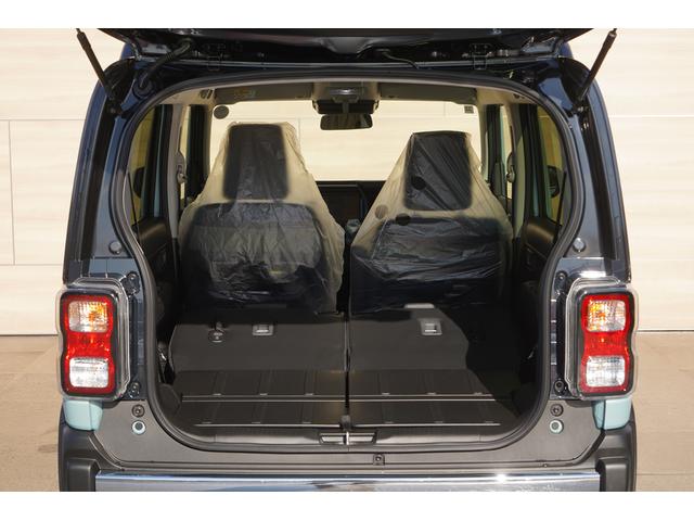 ハスラー タフワイルドターボ　届出済未使用車　ターボ　２トーンカラー　９インチメモリーナビＴＶ　ＤＶＤプレーヤー　全方位モニター　衝突軽減　誤発進抑制　パーキングセンサー　ＬＥＤヘッドライト　シートヒーター　ブラックルーフレール（39枚目）