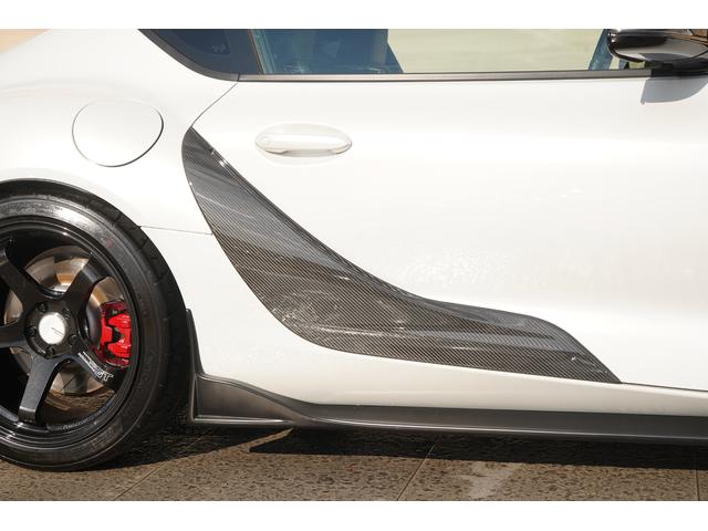 スープラ ＲＺ　ＭＡＸＯＲＩＤＯＲＡＣＩＮＧエアロ　ＡＤＶＡＮＲａｃｉｎｇ１９インチアルミ　ヨコハマＡＤＶＡＮ　ＮＥＯＶＡ　ＨＫＳカーボンブレース　ＲＥＡＬステアリング　Ｄｉｘｃｅｌ製ＳＤローター　ブレンボキャリパー（6枚目）