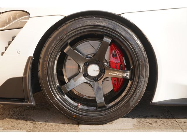 スープラ ＲＺ　ＭＡＸＯＲＩＤＯＲＡＣＩＮＧエアロ　ＡＤＶＡＮＲａｃｉｎｇ１９インチアルミ　ヨコハマＡＤＶＡＮ　ＮＥＯＶＡ　ＨＫＳカーボンブレース　ＲＥＡＬステアリング　Ｄｉｘｃｅｌ製ＳＤローター　ブレンボキャリパー（74枚目）
