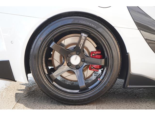 スープラ ＲＺ　ＭＡＸＯＲＩＤＯＲＡＣＩＮＧエアロ　ＡＤＶＡＮＲａｃｉｎｇ１９インチアルミ　ヨコハマＡＤＶＡＮ　ＮＥＯＶＡ　ＨＫＳカーボンブレース　ＲＥＡＬステアリング　Ｄｉｘｃｅｌ製ＳＤローター　ブレンボキャリパー（75枚目）