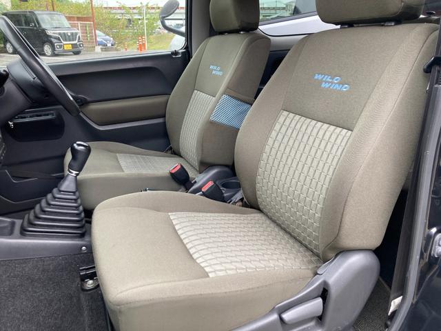 ジムニー ワイルドウインド　４ＷＤターボ　５速ＭＴ　１６インチアルミ　ハードケース付き背面タイヤ　シートヒーター　ミラーヒーター　フォグランプ　電格ミラー　ルーフレール（10枚目）