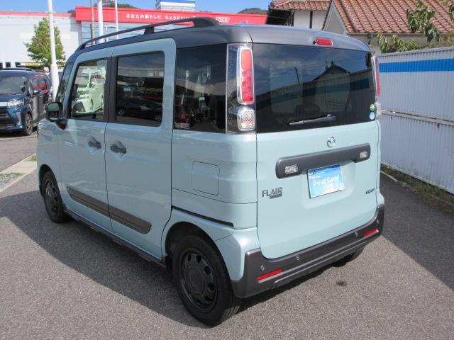 フレアワゴンタフスタイル ハイブリッドＸＴ　全方位モニター　フルセグＴＶ　クルーズコントロール　ＥＴＣ　両側電動スライドドア　ターボ車　プッシュスタートシステム　スマートキー　パドルシフト　シートヒータ　アイドリングストップ　ＬＥＤヘッドライト（17枚目）