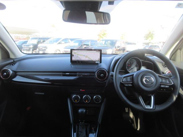 MAZDA2 15スポルト 全方位モニター ETC ナビ アルミホイール スマートキー LEDヘッドライト パドルシフト ウィンカー付きドアミラー クルーズコントロール アイドリングストップ プッシュスタートシステム(9枚目)