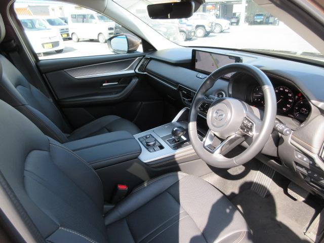 CX-80 XD Lパッケージ 全方位モニター ETC ナビ TV アルミホイール 電動パーキング シートヒーター スマートキー LEDヘッドライト パドルシフト パドルシフト ステアリングヒーター サンルーフ パワーシート(8枚目)