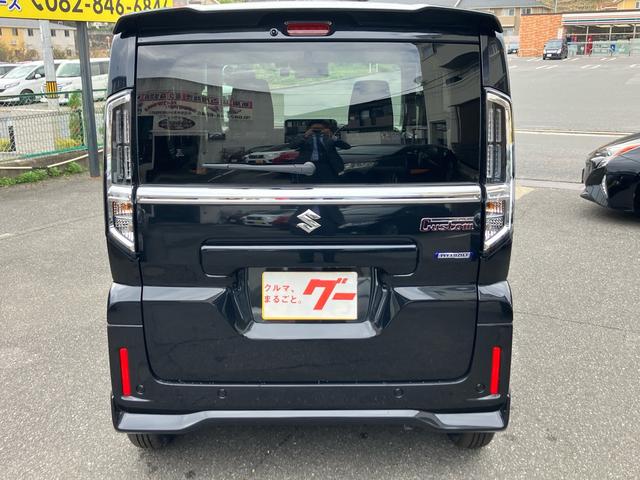 スペーシアカスタム ハイブリッドGS 届出済未使用車 衝突被害軽減システム 前後ドライブレコーダー クリアランスソナー 両側(左側電動)スライドドア ETC オートクルーズコントロール シートヒーター スマートキー プッシュスタート(5枚目)