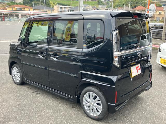 スペーシアカスタム ハイブリッドGS 届出済未使用車 衝突被害軽減システム 前後ドライブレコーダー クリアランスソナー 両側(左側電動)スライドドア ETC オートクルーズコントロール シートヒーター スマートキー プッシュスタート(6枚目)