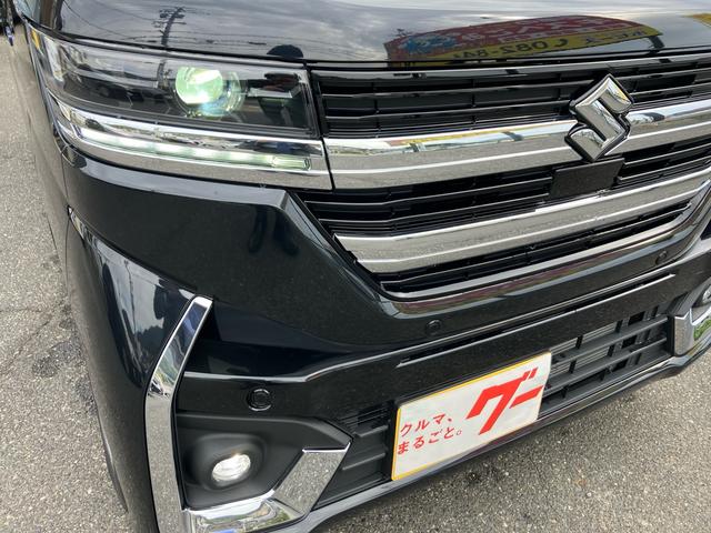 スペーシアカスタム ハイブリッドGS 届出済未使用車 衝突被害軽減システム 前後ドライブレコーダー クリアランスソナー 両側(左側電動)スライドドア ETC オートクルーズコントロール シートヒーター スマートキー プッシュスタート(31枚目)