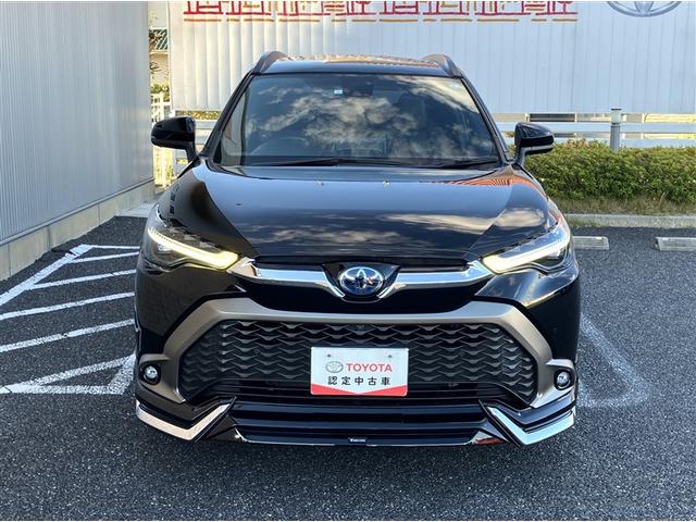 カローラクロス ハイブリッド　Ｚ　サンルーフ　バックカメラ　衝突被害軽減システム　ＥＴＣ　ＬＥＤヘッドランプ　ワンオーナー　フルエアロ　記録簿（27枚目）