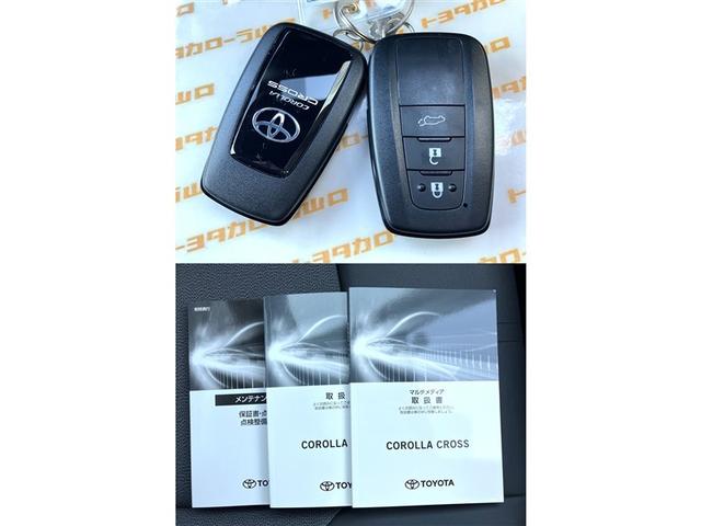 カローラクロス ハイブリッド　Ｚ　サンルーフ　バックカメラ　衝突被害軽減システム　ＥＴＣ　ＬＥＤヘッドランプ　ワンオーナー　フルエアロ　記録簿（32枚目）