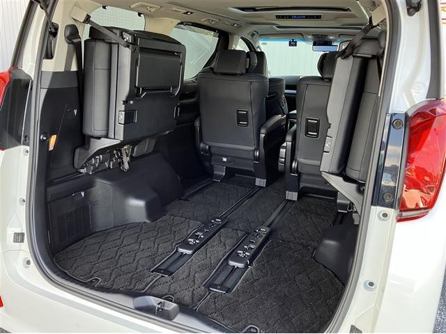 アルファード 2.5S Cパッケージ サンルーフ バックカメラ 衝突被害軽減システム ETC 両側電動スライド LEDヘッドランプ 乗車定員7人 3列シート ワンオーナー 記録簿(24枚目)