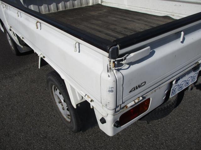 ハイゼットトラック スペシャル 4WD 5速マニュアル エアコン パワステ タイミングチェーン(28枚目)