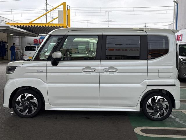 スペーシアカスタム ハイブリッドXSターボ XSターボ スズキセーフティサポート 禁煙車 純正ナビ 全方位カメラ フルセグ スズキコネクト対応 Bluetooth接続可能 キーレス LEDヘッドライト LEDフォグランプ アルミホイール(5枚目)