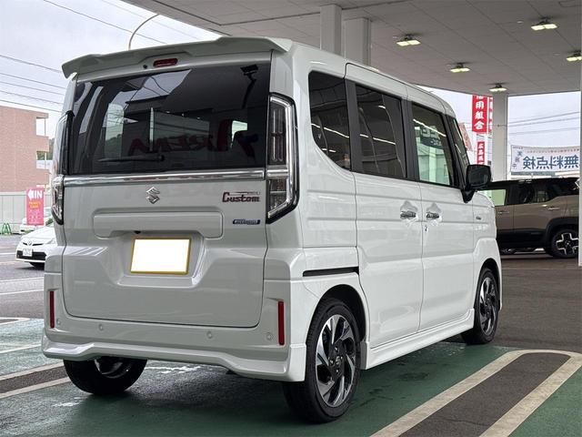 スペーシアカスタム ハイブリッドXSターボ XSターボ スズキセーフティサポート 禁煙車 純正ナビ 全方位カメラ フルセグ スズキコネクト対応 Bluetooth接続可能 キーレス LEDヘッドライト LEDフォグランプ アルミホイール(8枚目)