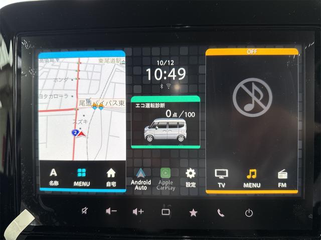 スペーシアカスタム ハイブリッドXSターボ XSターボ スズキセーフティサポート 禁煙車 純正ナビ 全方位カメラ フルセグ スズキコネクト対応 Bluetooth接続可能 キーレス LEDヘッドライト LEDフォグランプ アルミホイール(26枚目)