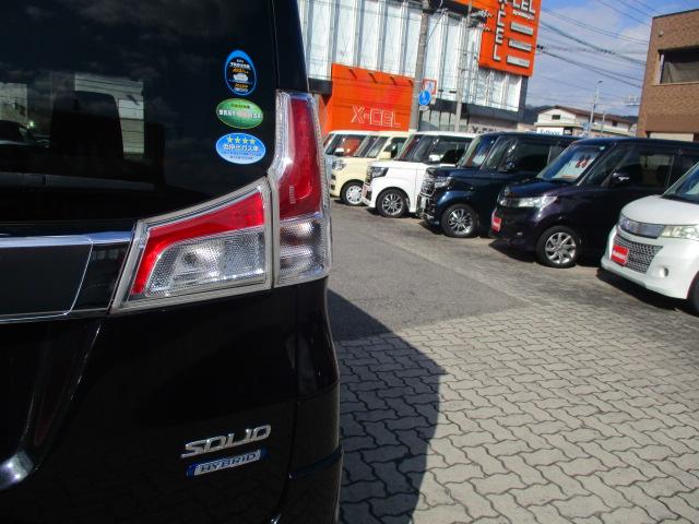 ソリオ ハイブリッドMZ 衝突被害軽減システム/両側パワスラ/社外ナビ/フルセグTV/バックカメラ/スマートキー2個/プッシュスタート/HID/シートヒーター/前後ドライブレコーダー(28枚目)