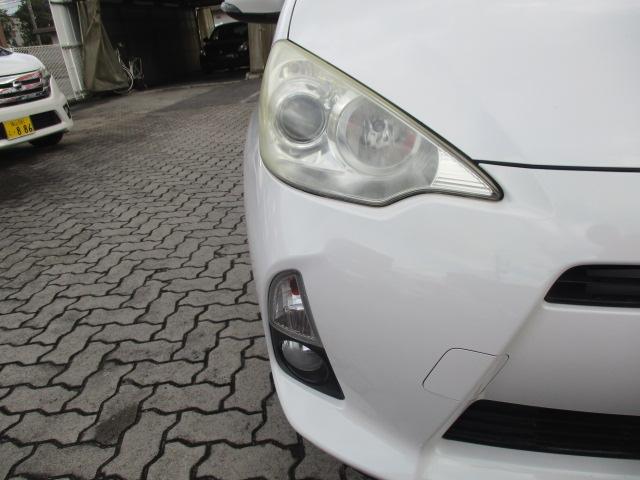 アクア Ｇ　社外ＳＤナビ／フルセグＴＶ／プッシュスタート／スマートキー２個／オートライト／ＥＴＣ／ＤＶＤ再生／純正１５インチアルミホイール／ワンオーナー（21枚目）