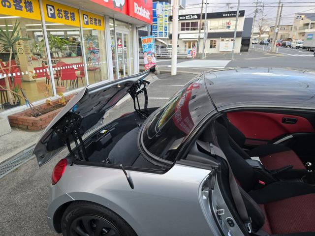 コペン アクティブトップ MT載せ替え 規格外レカロシート 社外エアクリーナー LEDヘッドライト ドラレコ(17枚目)