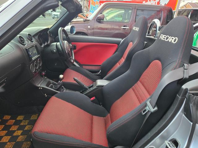 コペン アクティブトップ MT載せ替え 規格外レカロシート 社外エアクリーナー LEDヘッドライト ドラレコ(36枚目)