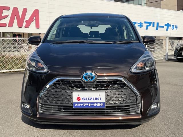シエンタ ハイブリッドG クエロ セーフティセンス KENWOODナビ バックカメラ ドラレコ前後 ETC マット バイザー 両側電動スライドドア クルーズコントロール チルトステアリング シートリフター オートライト オートエアコン(3枚目)