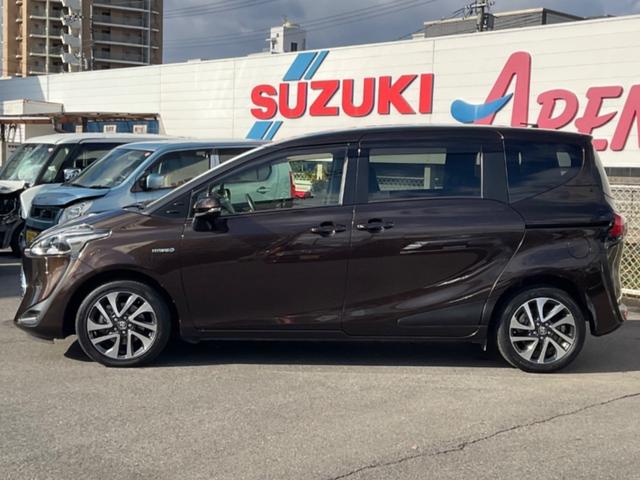 シエンタ ハイブリッドG クエロ セーフティセンス KENWOODナビ バックカメラ ドラレコ前後 ETC マット バイザー 両側電動スライドドア クルーズコントロール チルトステアリング シートリフター オートライト オートエアコン(5枚目)