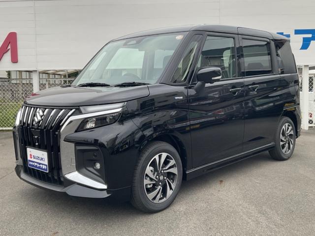 ソリオバンディット ハイブリッドＭＶ　全方位モニター付きナビゲーション　セーフティサポート　ヘッドアップディスプレイ　スリムサーキューレーター　電動パーキングブレーキ　ブレーキホールド　両側電動スライドドア　シートヒーター　アルミホイール（2枚目）