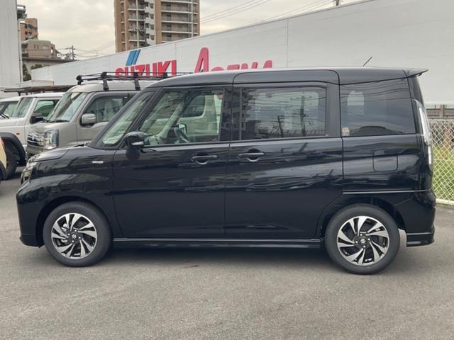 ソリオバンディット ハイブリッドＭＶ　全方位モニター付きナビゲーション　セーフティサポート　ヘッドアップディスプレイ　スリムサーキューレーター　電動パーキングブレーキ　ブレーキホールド　両側電動スライドドア　シートヒーター　アルミホイール（5枚目）