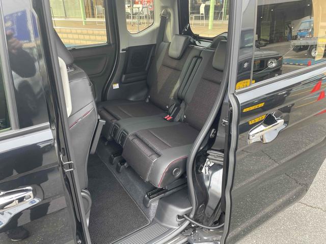 スペーシアカスタム ハイブリッドＸＳターボ　両側電動スライドドア　クリアランスソナー　オートクルーズコントロール　レーンアシスト　衝突被害軽減システム　オートライト　ＬＥＤヘッドランプ　スマートキー　アイドリングストップ　シートヒーター（35枚目）