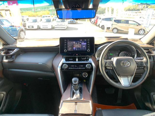 ハリアー G レザーパッケージ ワンオーナー 禁煙 デジタルインナーミラー ブラックレザー シートヒーター・クーラー ステアヒーター パワーシート BSM パワーバックドア 電動テレスコピック レーダークルーズ ETC 衝突軽減(5枚目)