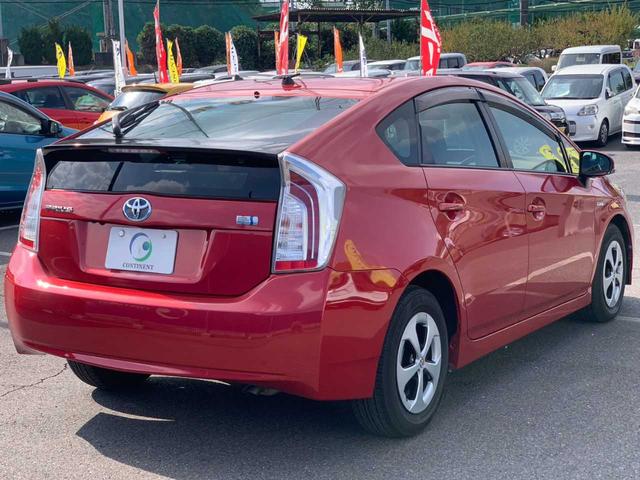 プリウス S 禁煙 ナビ フルセグ Bluetooth バックモニター オートライト HID プッシュスタート ETC テレスコピックステア WSRSエアバッグ 電動格納サイドミラー PWR・ECO・EVモード(4枚目)