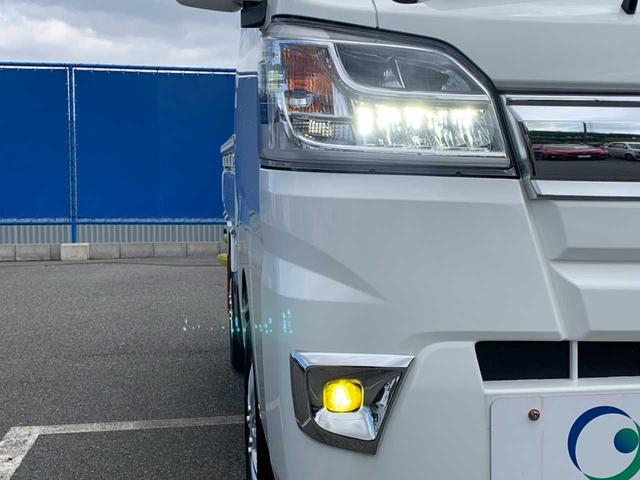 ハイゼットトラック エクストラSAIIIt 禁煙 Bluetppthオーディオ LEDヘッドライト イエローフォグ パートタイム4WD デフロック 作業灯 キーレスキー LEDルームランプ 衝突軽減ブレーキ 5速ミッション WSRSエアバッグ(7枚目)