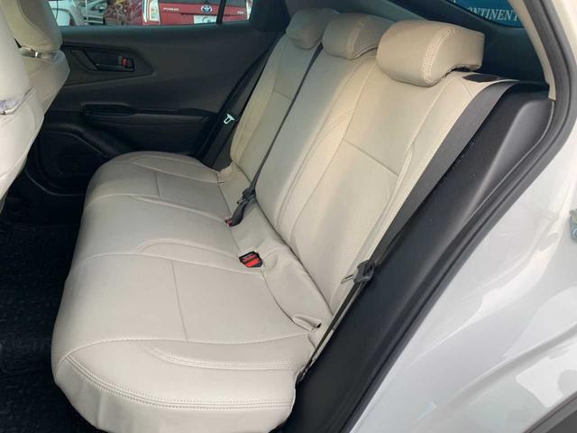 プリウス Ｘ　ワンオーナー　禁煙　モデリスタＡＷ　ナビ　フルセグ　Ｂｌｕｅｔｏｏｔｈ　バックモニター　前後ドラレコ　レーダークルーズ　ＥＴＣ　レーダー探知機　ＢＳＭ　ＡＣ１００Ｖ　レザー調シートカバー　オートＨＢ（60枚目）