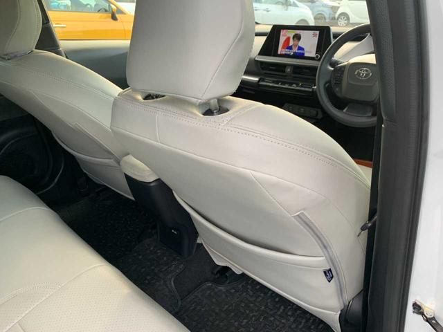 プリウス Ｘ　ワンオーナー　禁煙　モデリスタＡＷ　ナビ　フルセグ　Ｂｌｕｅｔｏｏｔｈ　バックモニター　前後ドラレコ　レーダークルーズ　ＥＴＣ　レーダー探知機　ＢＳＭ　ＡＣ１００Ｖ　レザー調シートカバー　オートＨＢ（64枚目）