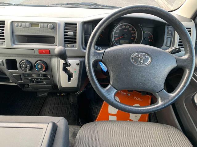 ハイエースバン ロングDX 禁煙 ETC キーレス ヘッドライトレベライザー SRSエアバッグ チルトステア パワーウインドウ 集中ドアロック 社外アルミホイール 間欠ワイパー リアワイパー フロントデフロスター リアガラス熱線(10枚目)