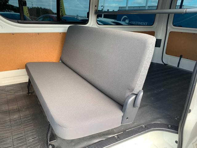 ハイエースバン ロングDX 禁煙 ETC キーレス ヘッドライトレベライザー SRSエアバッグ チルトステア パワーウインドウ 集中ドアロック 社外アルミホイール 間欠ワイパー リアワイパー フロントデフロスター リアガラス熱線(40枚目)