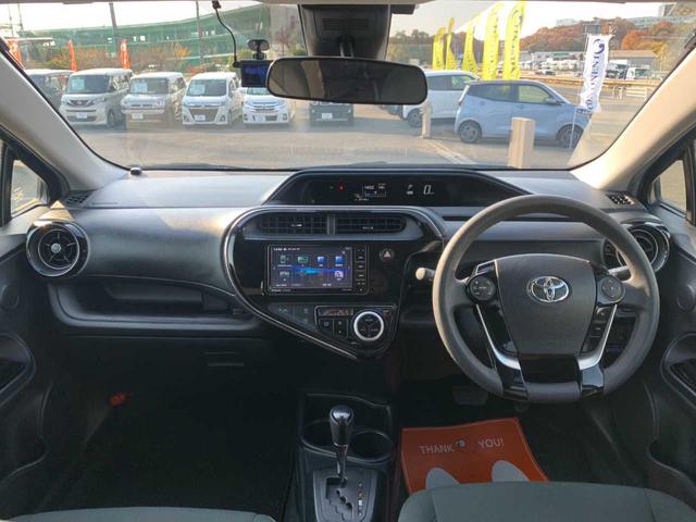 アクア Sスタイルブラック 禁煙 ナビ フルセグ Bluetooth バックモニター ドラレコ セーフティセンス 車線逸脱防止 オートハイビーム ETC チルトステア プッシュスタート 電格ミラー WSRS ISO FIX(5枚目)