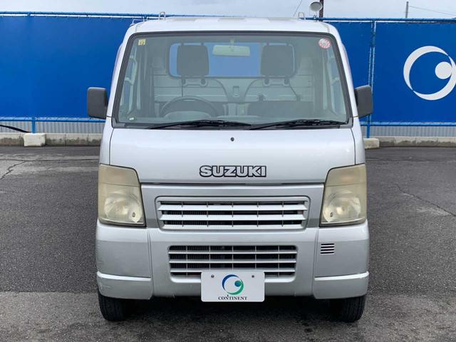 キャリイトラック ＫＣ　ワンオーナー　５速ミッション　エアコン　三方開　室内灯　純正ラジオ　ラバーフロアマット　ゲートプロテクター　シガーソケット　サンバイザー　間欠ワイパー　デフロスター　取説・保証書　積載量３５０ｋｇ（20枚目）