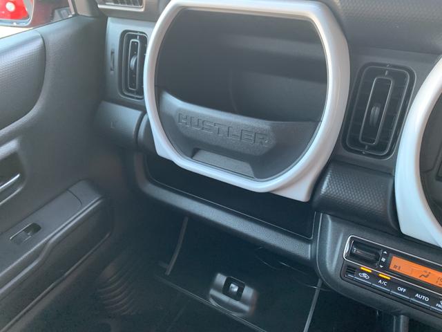 ハスラー ハイブリッドG 外品ナビテレビ USB入力 ETC スマートキー オートエアコン オートライト 前後ドラレコ シートヒーター フロアマット ドアバイザー セーフティーサポート タイヤ4本新品 マイルドハイブリッド(23枚目)