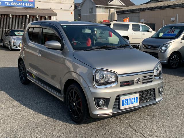 アルトワークス ベースグレード　純正ナビ　フルセグＴＶ　Ｂｌｕｅｔｏｏｔｈ　バックカメラ　ＥＴＣ　オートライト　オートエアコン　ドライブレコーダー　スマートキー　レカロシート　レザー調シートカバー　ＨＩＤヘッド　タイミングチェーン（3枚目）