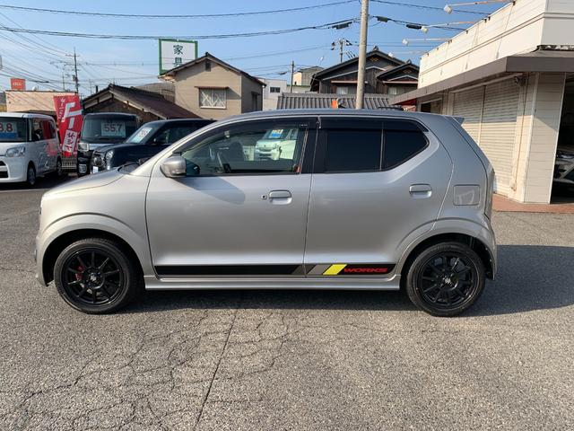 アルトワークス ベースグレード　純正ナビ　フルセグＴＶ　Ｂｌｕｅｔｏｏｔｈ　バックカメラ　ＥＴＣ　オートライト　オートエアコン　ドライブレコーダー　スマートキー　レカロシート　レザー調シートカバー　ＨＩＤヘッド　タイミングチェーン（4枚目）